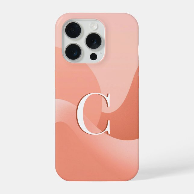 Minimal Monogram C Phone Case (Back)