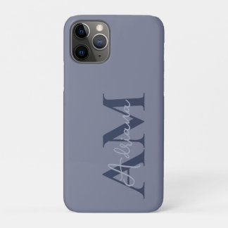 Minimal Monogram Custom Name stylish Case-Mate iPhone Case