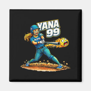 Minimal Moswag Yana 99 Softball Support Magnet
