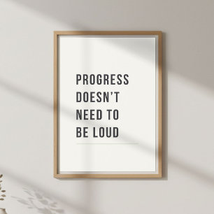 Minimal Motivational, Calm Quote Poster