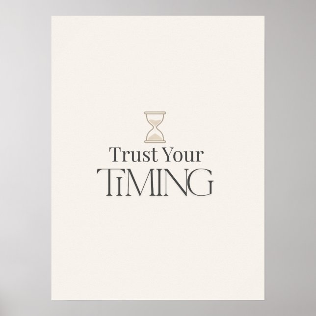 Minimal Motivational Poster – Aesthetic Wall Art (Front)