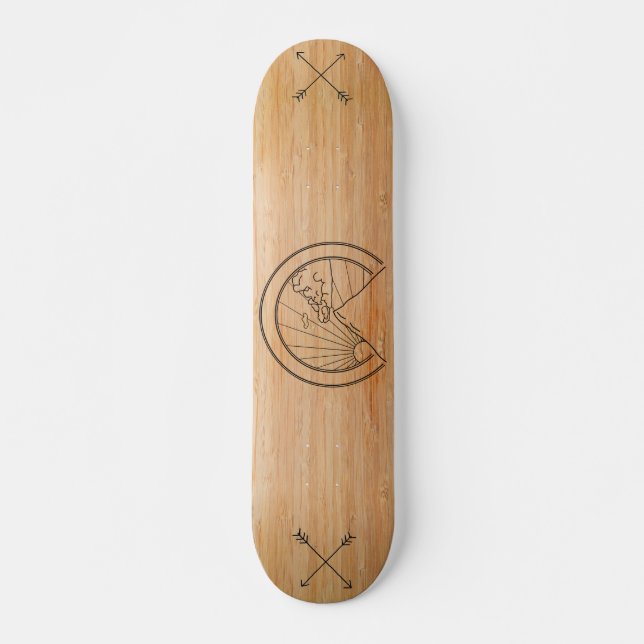 Minimal Mountain Skateboard (Front)