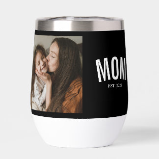 Minimal Mum Established Black Photo