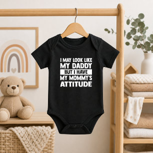 Minimal Mummy Attitude Baby Design Bodysuit