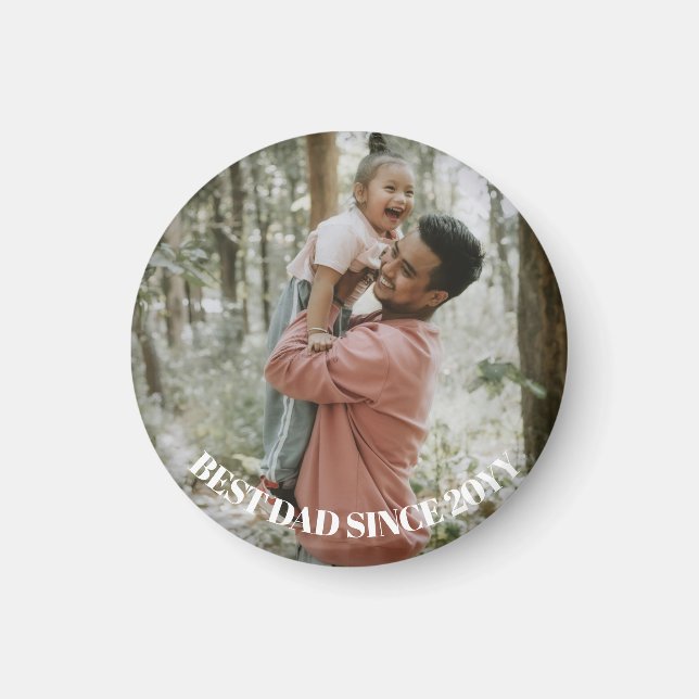 Minimal One Photo  Magnet (Front)