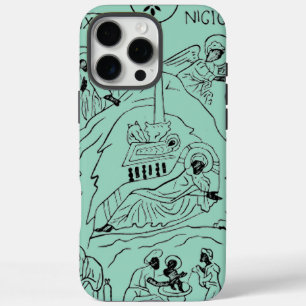 Minimal Orthodox Nativity scene iPhone 16 Pro Max Case