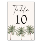 Minimal Palm Tree Wedding