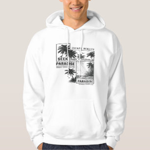 Minimal Paris Stripe Aesthetic Hoodie