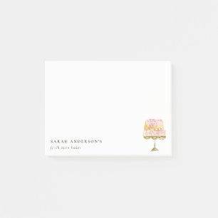 Minimal Pastel Colourful Watercolor Cake Bakery Post-it Notes