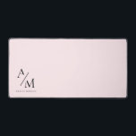 Minimal Pastel Pink Initial & Personalised  Desk Mat<br><div class="desc">Elevate your workspace with this Minimal Pastel Pink Initial & Personalised Desk Mat. Featuring a sleek and minimalist design, this desk mat adds a touch of elegance and personalisation to your office or home workspace. The soft pastel pink background offers a sophisticated look, while the personalised initial or name makes...</div>
