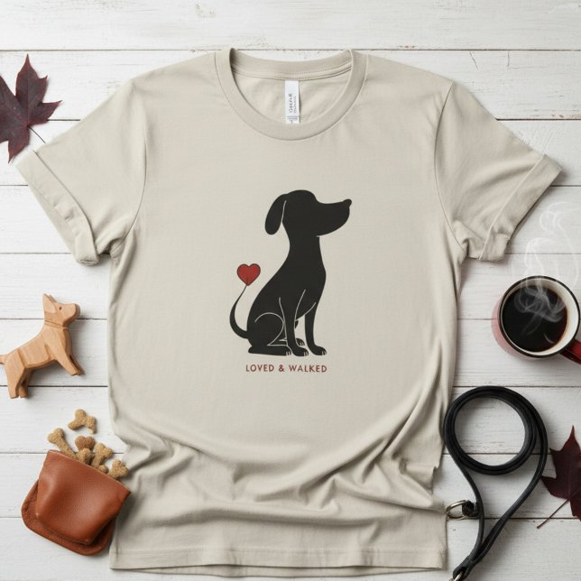 Minimal Pawline Design - Dog Lover Graphic T-Shirt (Creator Uploaded)