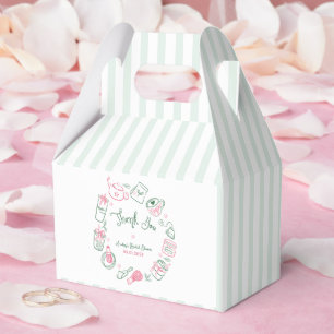 Minimal Perfect Matcha Bridal Shower Thank You Favour Box