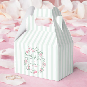 Minimal Perfect Matcha Bridal Shower Thank You Favour Box
