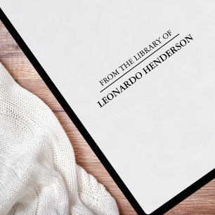 Minimal Personalized Self Inking Rubber Stamp