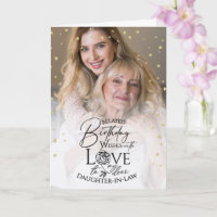 Minimal Photo Belated Birthday Daughter-in-law 