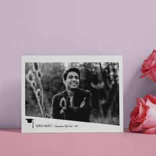 Minimal Photo Graduated Angled Frame Invitation