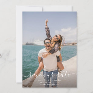 Minimal Photo Save the Date