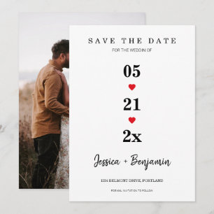 Minimal Photo Save the Date
