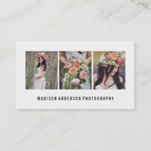 Minimal Photography Business Cards