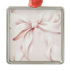 Minimal Pink Bow Paper Napkin