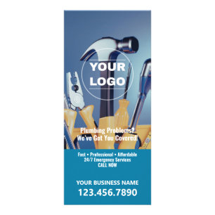 Minimal Plumber / Electrician (Generic) Rack Card