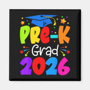 Minimal Pre Grad 2026 Preschool Graduation Magnet
