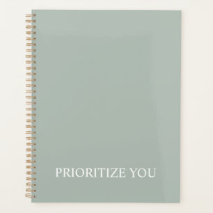 Minimal Prioritise You Quote Ash Colour Planner