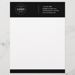 Minimal Professional Lawyer Firm Justice & Law Custom Letterhead
