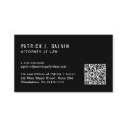 Minimal Professional QR Code Black