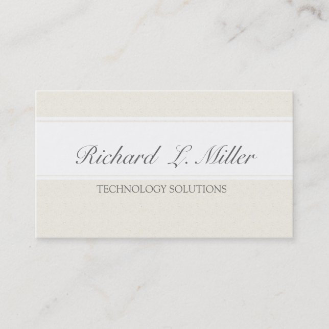 Minimal Professionals Company Elegant Trendy Business Card (Front)