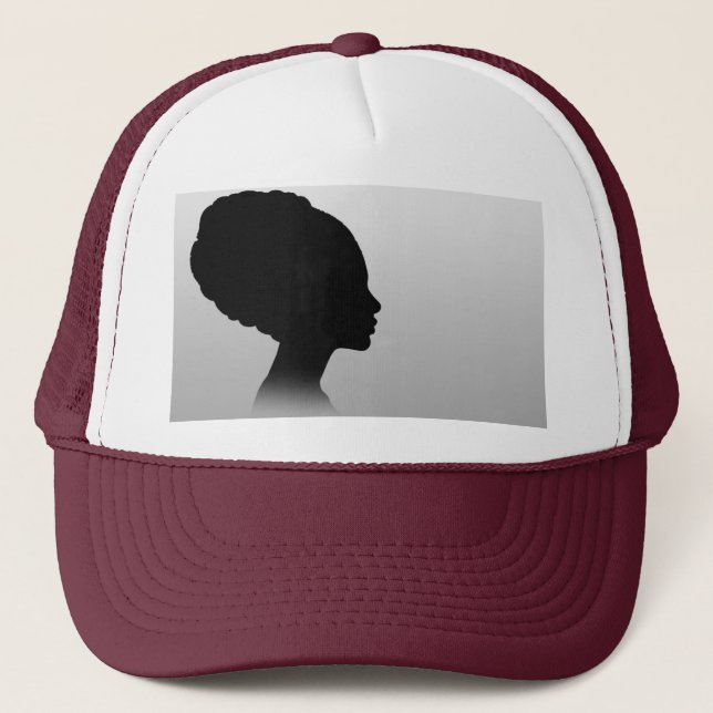 Minimal Profile – Modern Art Trucker Cap (Front)