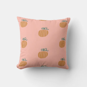 Minimal Pumpkin Pattern Cushion