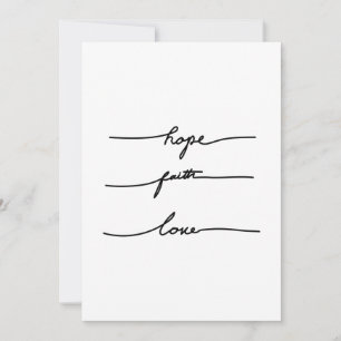 Minimal quote sticker typography, hand drawn invitation