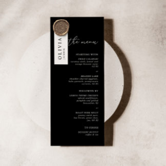 Minimal Reception Mini Guest's Profile Card 6 in 1