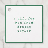 Minimal Retro Typewriter Custom Kelly Green Gift