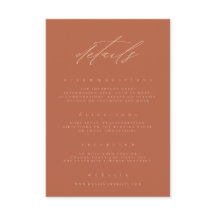 Minimal Rust Peach Fine Art Floral Wedding Details