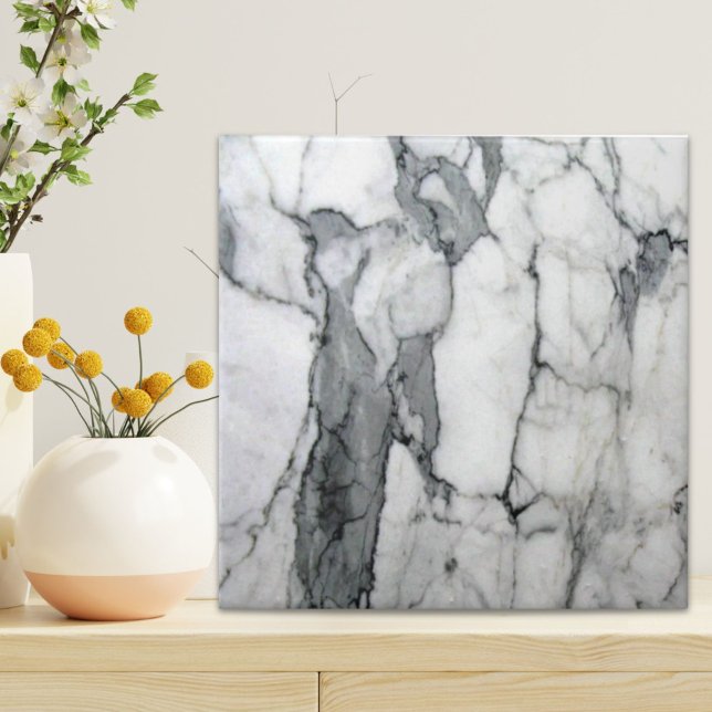 minimal scandinavian modern chic grey white marble tile (minimal scandinavian modern chic grey white marble ceramic tile)