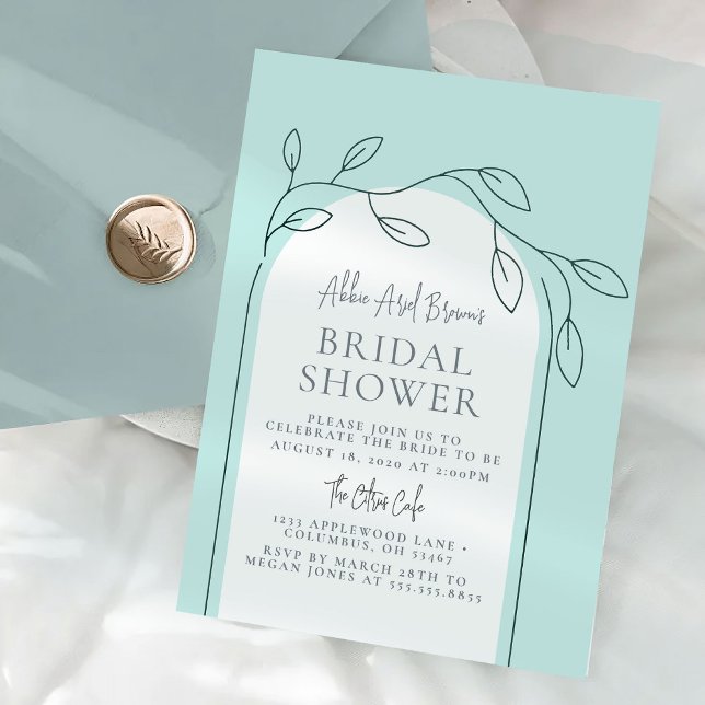 Minimal Script Bridal Shower Invitation (Creator Uploaded)