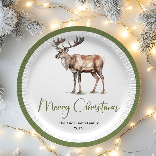 Minimal Script Christmas Custom Family Name Plates (Minimal Script Christmas Custom Family Name Plates)