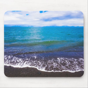 Minimal Seascape Ocean Horizon Mouse Pad
