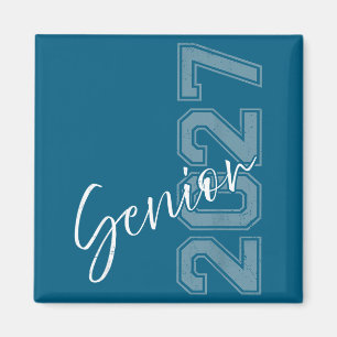 Minimal Senior 2027 Class Graduation Magnet