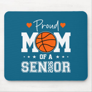 Minimal Senior Basketball Mom Class 2026 Mouse Pad