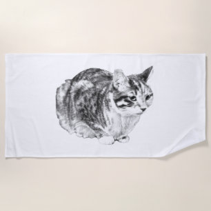 Minimal Shading, Snowbird Loaf Beach Towel