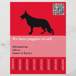 Minimal Shepherd Dog personalised Flyer