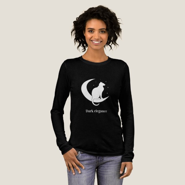 Minimal Silhouette Motion Apparel – Modern Graphic Tri-Blend Shirt (Full Front)
