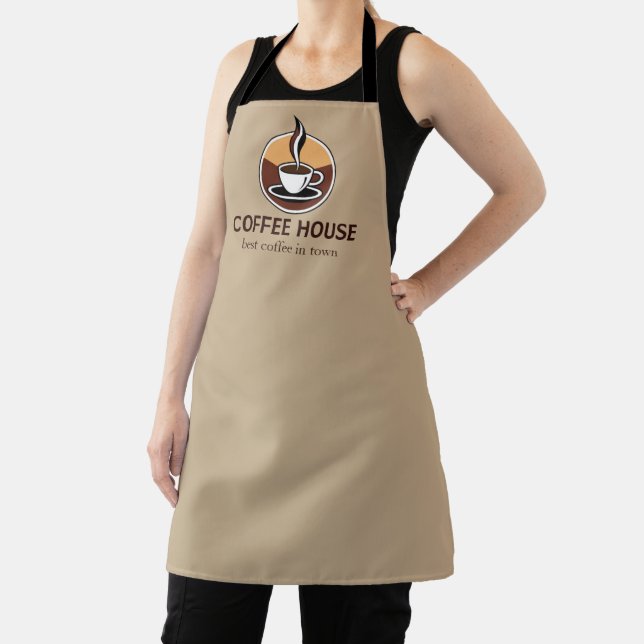 Minimal Simple Coffee Shop barista  Apron (Insitu)