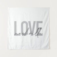 Minimal, simple, modern cool design Love Nashville