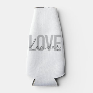 Minimal, simple, modern, urban design Love Denver Bottle Cooler