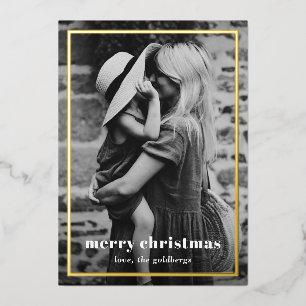 Minimal Simple Photo Elegant Christmas