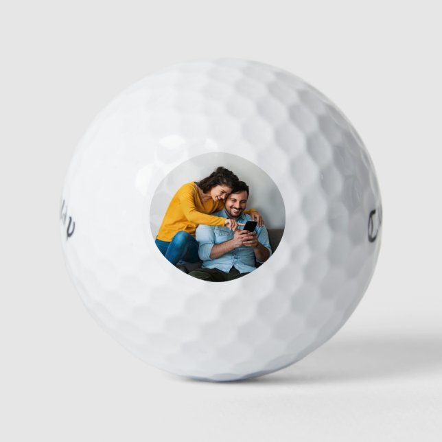 Minimal Simple Photo Golf Balls (Front)